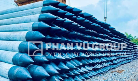 Phan Vu has exported concrete piles to Taiwan market
