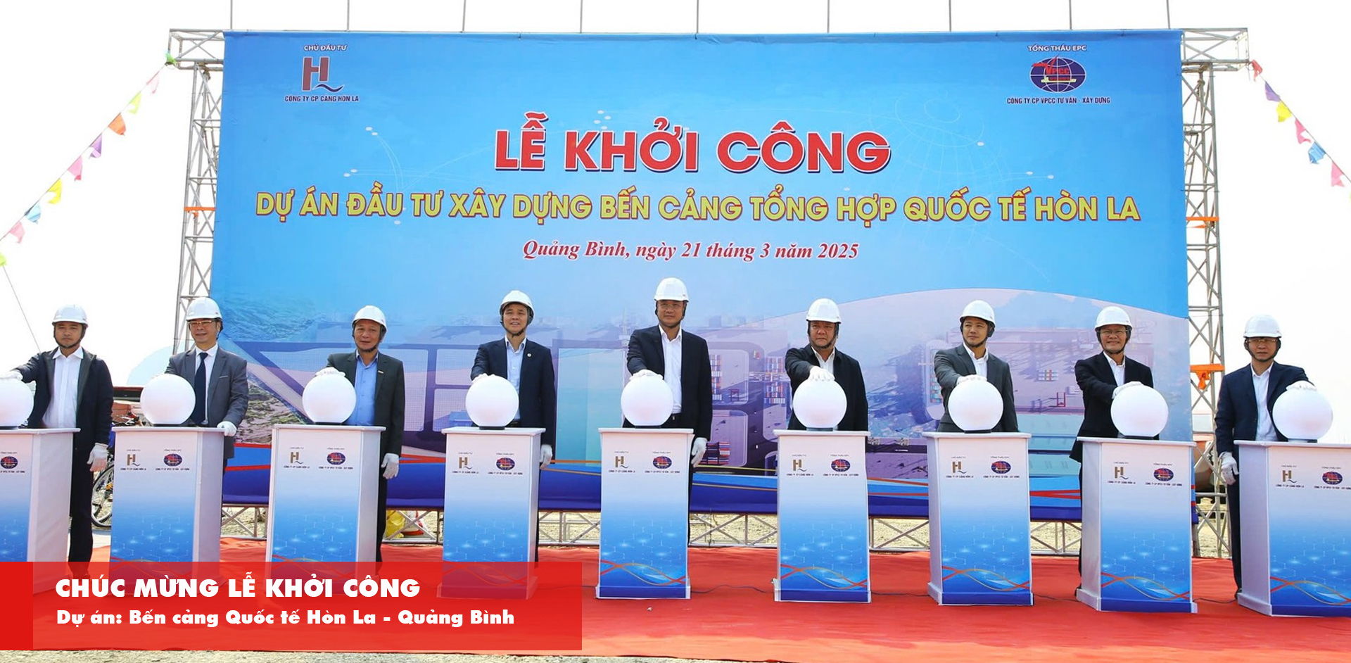 LỄ KHỞI CÔNG CẢNG HÒN LA - QUẢNG BÌNH