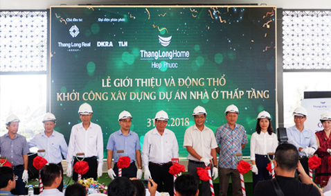 The groundbreaking ceremony of Thang Long Home - Hiep Phuoc