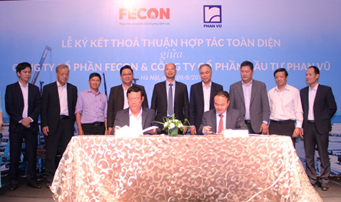 PHAN VŨ và FECON ký kết thỏa thuận hợp tác toàn diện