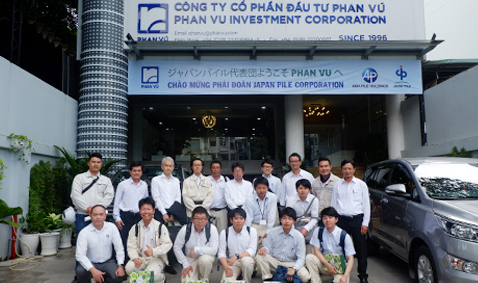 Phan Vũ Group chào mừng đoàn công tác Japan Pile (Nhật Bản)