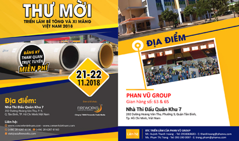 Hội nghị Triển lãm Bê tông - Xi măng Việt Nam 2018