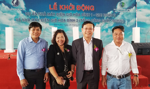 Kick-off Ceremony of wind power plant Hoa Binh 1