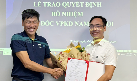 Chúc mừng VPKD Nam Hà Nội có Giám đốc mới