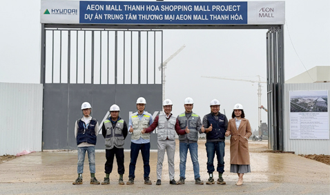 Phan Vũ exceeds construction schedule for AEON MALL Thanh Hóa