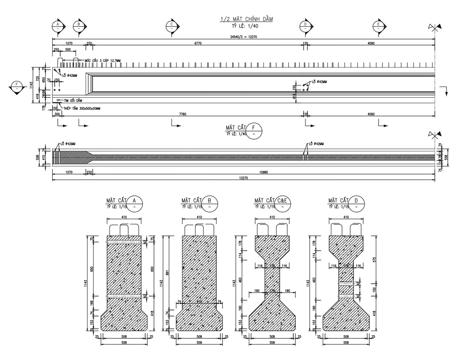 Dầm I24.54 - Phan Vũ - Nhà Thầu Nền Móng & Bê Tông Đúc Sẵn Lắp Ghép