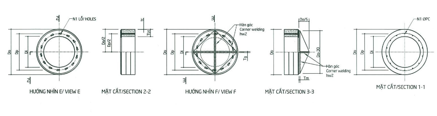 Thông số kỹ thuật cọc bê tông ly tâm D300, D350, D400, D500, D600 Thông Số Kỹ Thuật Cọc Bê Tông Ly Tâm D300, D350, D400, D500, D600